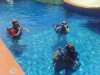 Scuba training starts at the pool...